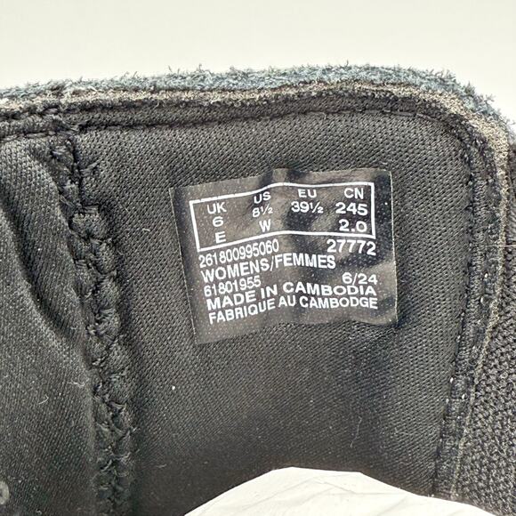 Clarks Womens Noralyn Ankle Boots US 8.5 Wide EU 39.5 Black Suede NIB - Picture 12 of 12